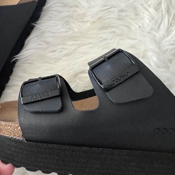 Birkenstock Papillio Arizona Platform Sandals Vegan Black EU 42 US 11 Women’s - Picture 12 of 15